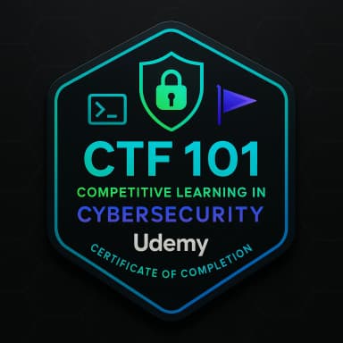 CTF 101: Competitive Learning in Cybersecurity Badge